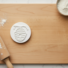 Load image into Gallery viewer, Beehive Cookie Stamp - Fondant Embosser