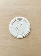 Load image into Gallery viewer, Pregnant woman Cookie Stamp, Fondant Embosser