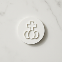 Load image into Gallery viewer, Easter Egg &amp; Cross Cookie Stamp - Fondant Embosser