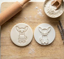 Load image into Gallery viewer, Chihuahua Cookie Stamp, Fondant Embosser