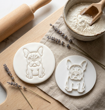 Load image into Gallery viewer, French Bulldog Cookie Stamp, Fondant Embosser