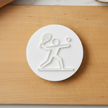 Load image into Gallery viewer, Tennis Player Cookie Stamp - Fondant Embosser