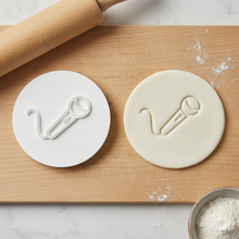 Load image into Gallery viewer, Mic Cookie Stamp - Fondant Embosser