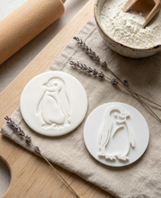 Load image into Gallery viewer, Penguin Cookie Stamp, Fondant Embosser
