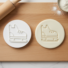 Load image into Gallery viewer, Ice Skate Cookie Stamp - Fondant Embosser
