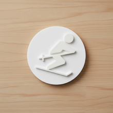 Load image into Gallery viewer, Skier 2 Cookie Stamp - Fondant Embosser