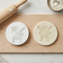 Load image into Gallery viewer, Archery Cookie Stamp - Fondant Embosser