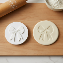 Load image into Gallery viewer, Bow Cookie Stamp, Fondant Embosser