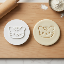 Load image into Gallery viewer, Tiger Face Cookie Stamp - Fondant Embosser