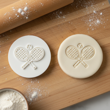 Load image into Gallery viewer, Tennis Rackets Cookie Stamp - Fondant Embosser