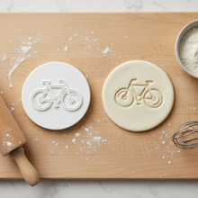 Load image into Gallery viewer, Bicycle 3 Cookie Stamp - Fondant Embosser