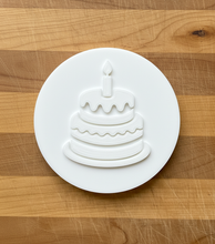 Load image into Gallery viewer, Birthday cake Cookie Stamp, Fondant Embosser