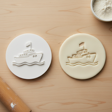 Load image into Gallery viewer, Boat Cookie Stamp - Fondant Embosser
