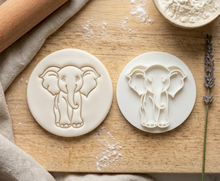 Load image into Gallery viewer, Elephant Cookie Stamp, Fondant Embosser