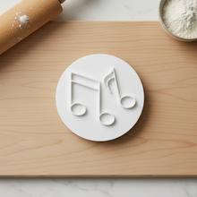 Load image into Gallery viewer, Music Note Cookie Stamp - Fondant Embosser