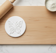 Load image into Gallery viewer, Butterfly Cookie Stamp, Fondant Embosser