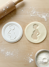 Load image into Gallery viewer, Pregnant woman Cookie Stamp, Fondant Embosser