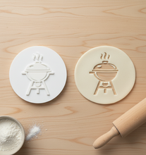 Load image into Gallery viewer, BBQ Grill Cookie Stamp, Fondant Embosser