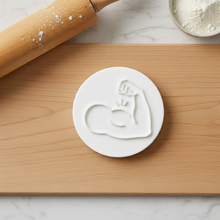 Load image into Gallery viewer, Bicep 2 Cookie Stamp - Fondant Embosser