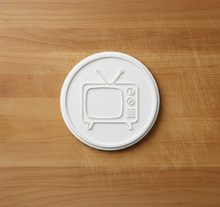 Load image into Gallery viewer, Retro tv Cookie Stamp, Fondant Embosser