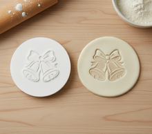 Load image into Gallery viewer, Christmas bell Cookie Stamp, Fondant Embosser