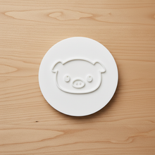 Load image into Gallery viewer, Pig Face Cookie Stamp - Fondant Embosser