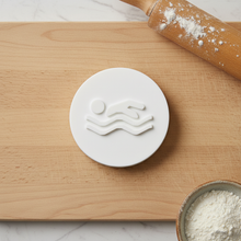 Load image into Gallery viewer, Swimming Cookie Stamp - Fondant Embosser