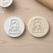 Load image into Gallery viewer, Doctor 2 Cookie Stamp - Fondant Embosser