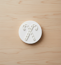 Load image into Gallery viewer, Candy cane Cookie Stamp, Fondant Embosser