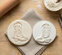 Load image into Gallery viewer, Cowboy Boot Cookie Stamp, Fondant Embosser