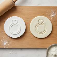 Load image into Gallery viewer, Ring Cookie Stamp - Fondant Embosser