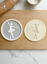 Load image into Gallery viewer, Ballet dancer Cookie Stamp, Fondant Embosser