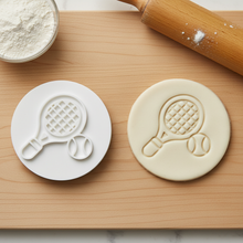 Load image into Gallery viewer, Tennis Cookie Stamp - Fondant Embosser