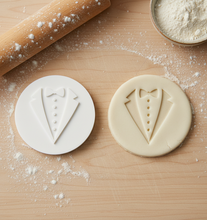 Load image into Gallery viewer, Tuxedo Cookie Stamp, Fondant Embosser