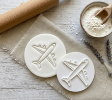 Load image into Gallery viewer, Plane Cookie Stamp, Fondant Embosser