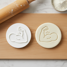 Load image into Gallery viewer, Bicep 2 Cookie Stamp - Fondant Embosser