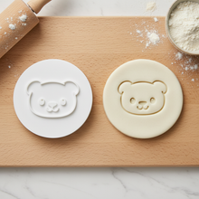 Load image into Gallery viewer, Bear Face Cookie Stamp - Fondant Embosser