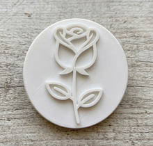 Load image into Gallery viewer, Rose Cookie Stamp, Fondant Embosser