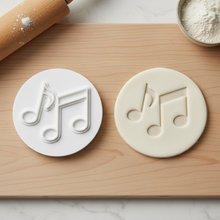 Load image into Gallery viewer, Music Note Cookie Stamp - Fondant Embosser