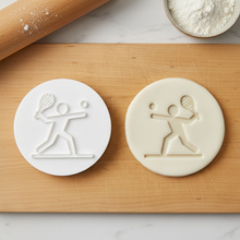 Load image into Gallery viewer, Tennis Player Cookie Stamp - Fondant Embosser