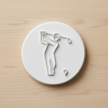 Load image into Gallery viewer, Golfer Cookie Stamp - Fondant Embosser