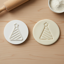 Load image into Gallery viewer, Birthday Hat Cookie Stamp - Fondant Embosser