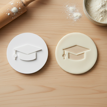 Load image into Gallery viewer, Graduation Cap Cookie Stamp - Fondant Embosser
