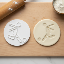 Load image into Gallery viewer, Football Player Cookie Stamp - Fondant Embosser