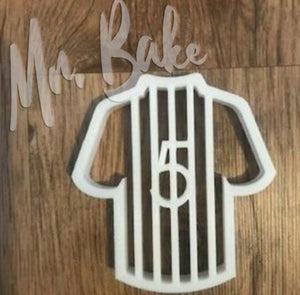 Football Shirt Custom Number Cookie Cutter